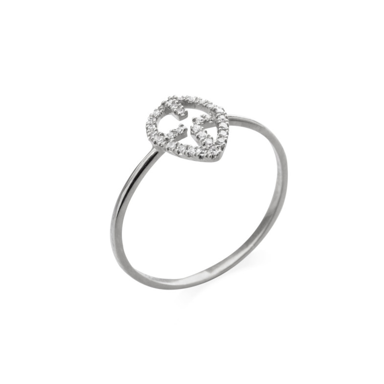 Anillo Oro Cruz Little Details - Anillos de Diamantes