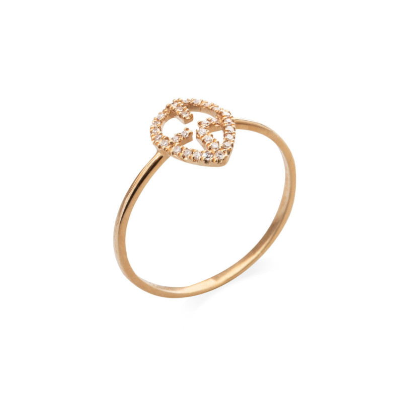 Gold Cross Ring LITTLE DETAILS - Diamond Rings