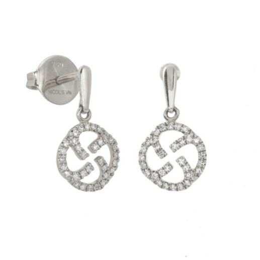Pendientes Oro Sello Templario Little Details - cortos