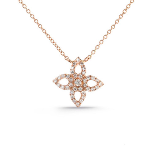 Collar Oro Flor Pico Little Details - Collares de Diamantes