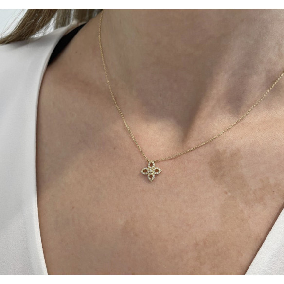 Collare in oro Pico Fiore Piccoli dettagli - Collane di diamante