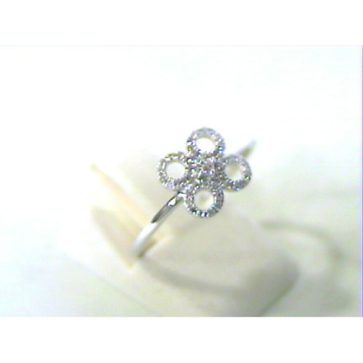 Anillo Diamantes Flor Redonda Little Details - Bagues de diamant 2