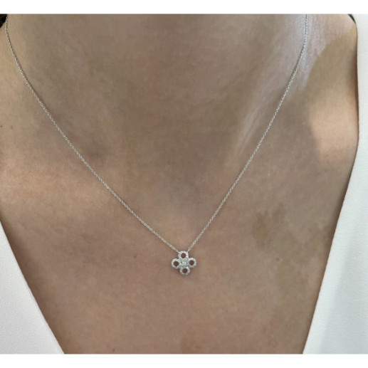 Collar Diamantes Flor Redonda Little Details - Diamant Halsketten 2