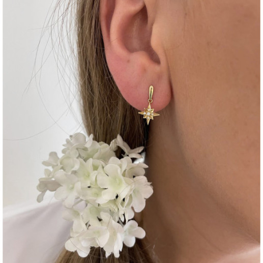 Pendientes Oro Estrella Fugaz Little Details - cortos 2