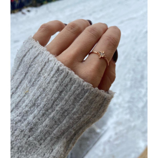 Shooting Star Diamond Ring LITTLE DETAILS - Brilliant Cut 2
