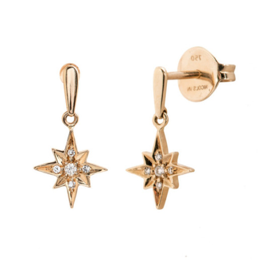 Pendientes Diamantes Estrella Fugaz Little Details - cortos