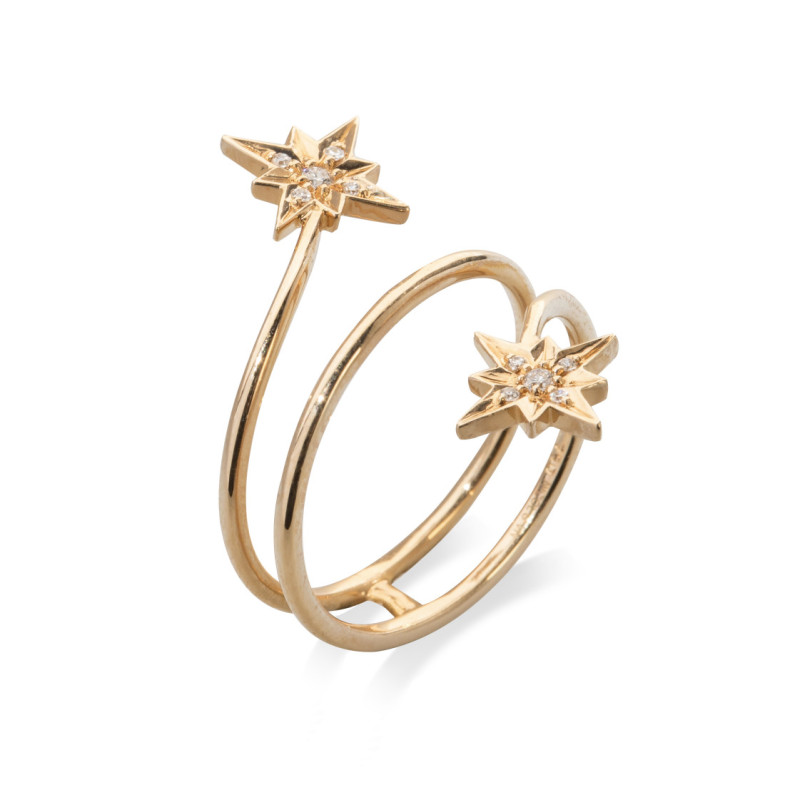 Fugaz Star Ring Doppel Cola Little Details - Diamantringe