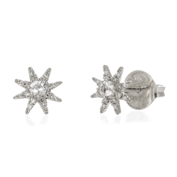 Pendientes Diamantes Estrella Lady Star - curto