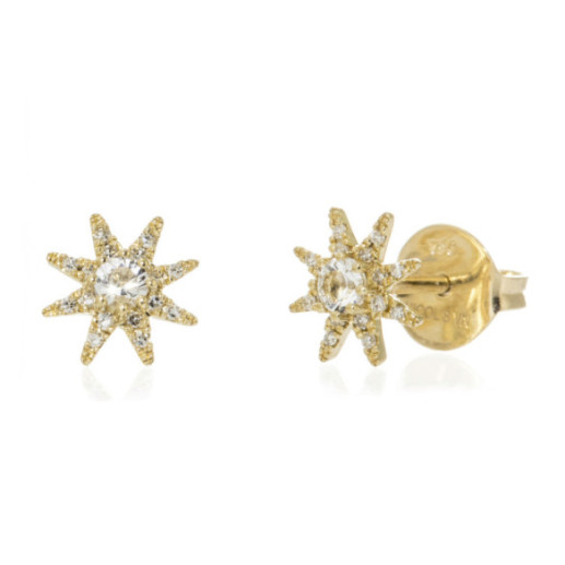 Pendientes Diamantes Estrella Lady Star - cortos