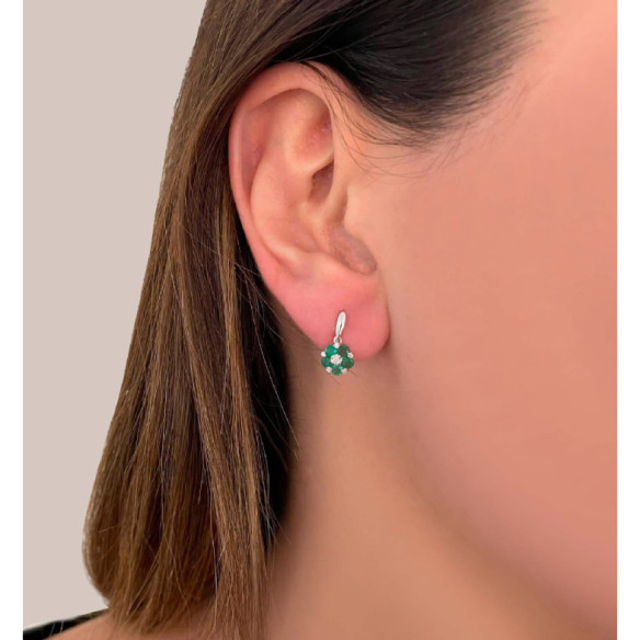 Pendientes Esmeraldas Mini Details - Pendientes de Esmeraldas
