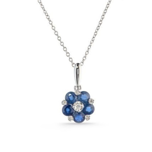 Colgante Oro Mini Details - Colgantes de Piedras Azul