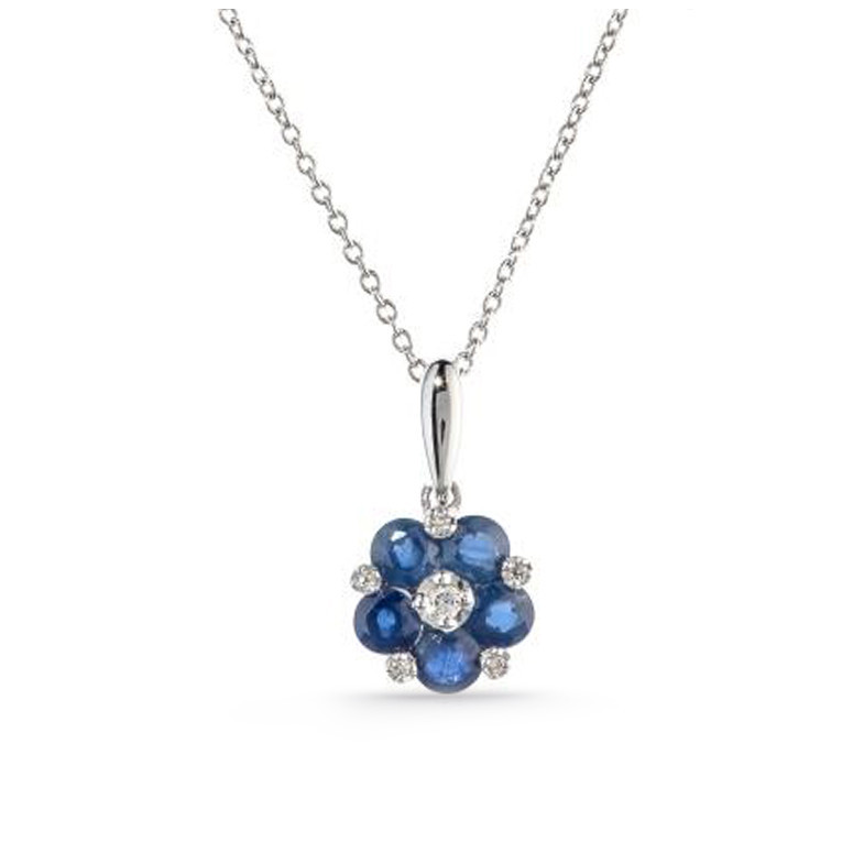 Colgante Oro Mini Details - Colgantes de Piedras Azul