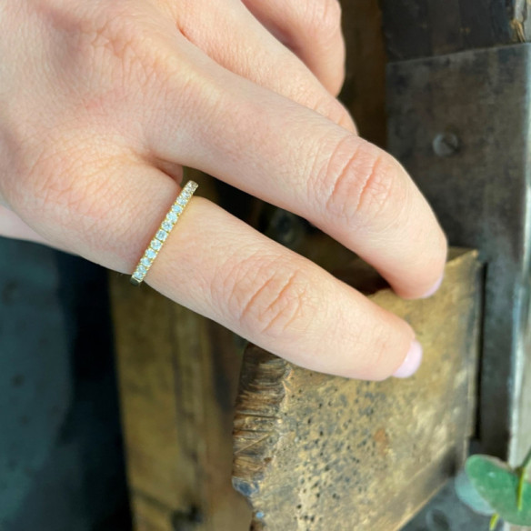Anillo Diamantes Dafne Band - RINGE