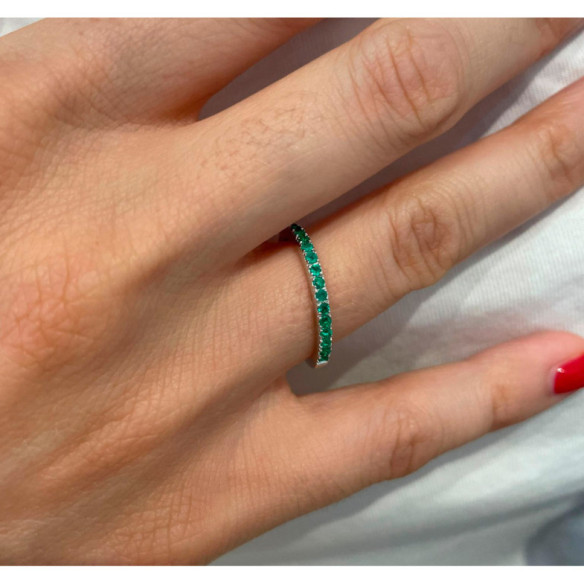 Anillo Esmeralda Dafne Band - LES ANNEAUX