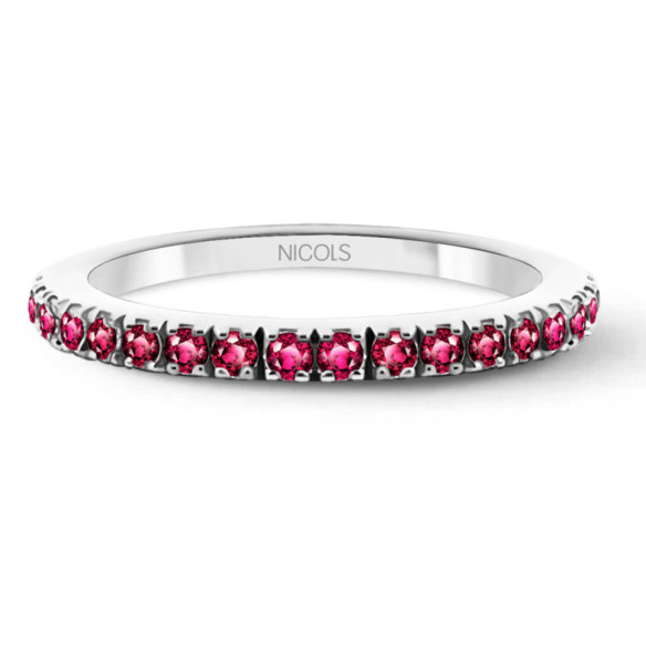 Anillo Rubí Dafne Band - Bagues rubis