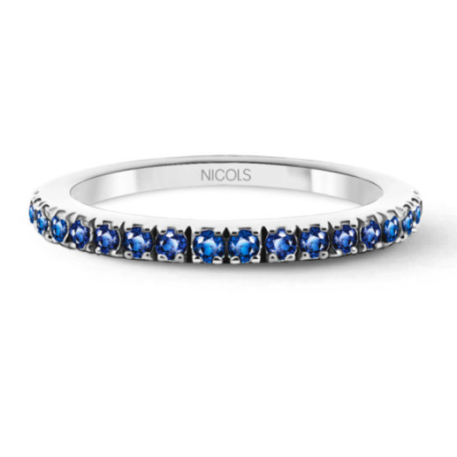Ruby Stackable Ring DAFNE BAND - Sapphire rings