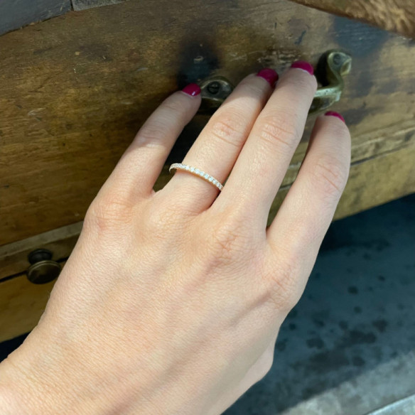 Anillo Diamantes Dafne Band - Brillant