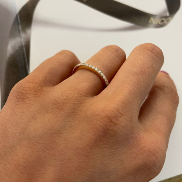 Anillo Diamantes Dafne Band - Brillant