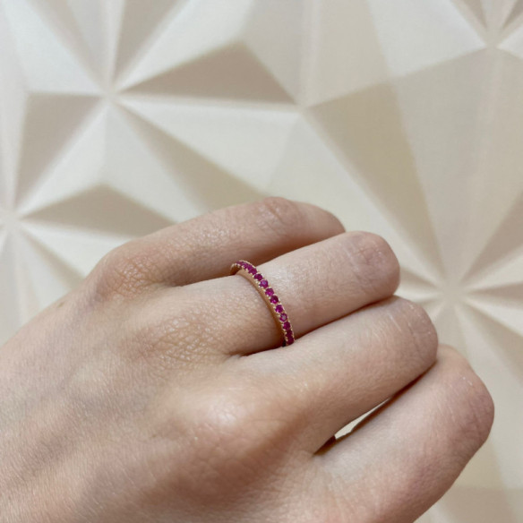 Anillo Rubí Dafne Band - Rubinringe