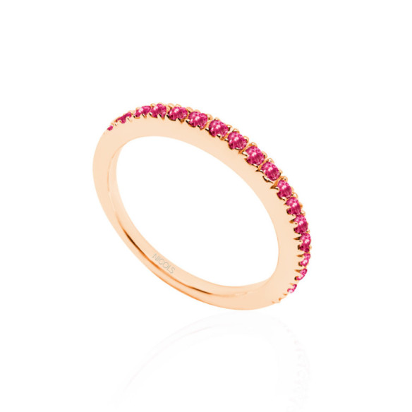 Anillo Rubí Dafne Band - Bagues rubis