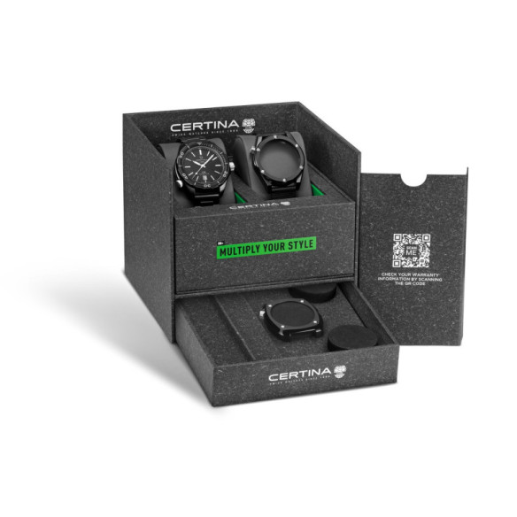 Certina Ds+ Automatic Black Edition - Certina DS+
