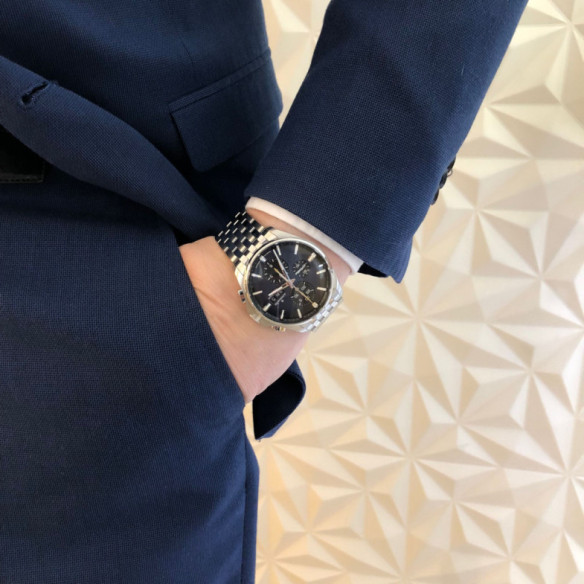 Junghans Meister S Chronoscope English Date - Junghans Meister