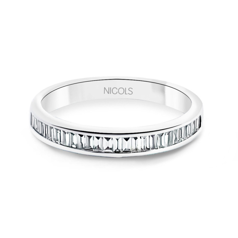 Anillo Alianza Abelia 0.50 - Talla Baguette