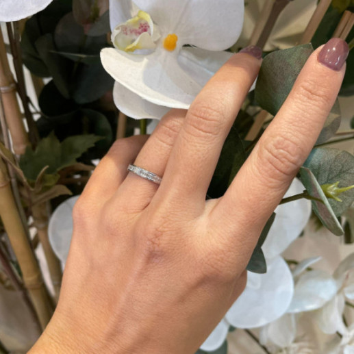 Anillo Alianza Abelia 0.50 - Talla Baguette 2