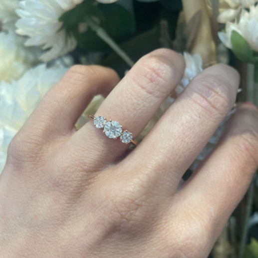 Anillo Diamantes Rosetón Diamond Classic - Talla Brillante 2