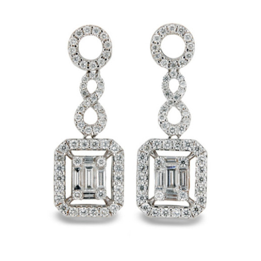 Pendientes Diamantes Anniversary - Pendientes de Novia
