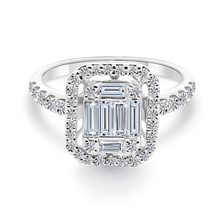 Anillo Diamantes Aniversario Wedding Band - aniversario