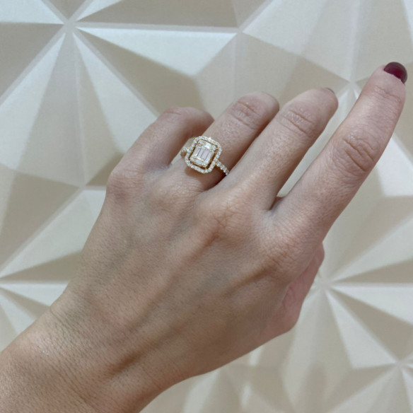Anillo Diamantes Aniversario Wedding Band - diseños vintage