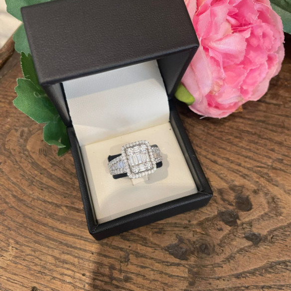 Anillo Diamantes Aniversario Wedding Band - LES ANNEAUX