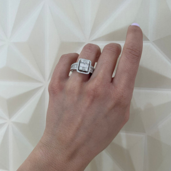 Diamond Anniversary Wedding Band Ring - Rings