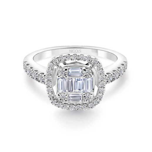 Anillo Compromiso Square - aniversario