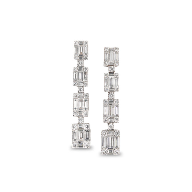 Pendientes Diamantes Minerva 1.22 Largo - lang