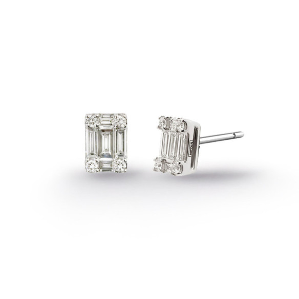 Diamant Ohrringe Dormilonas Square - Diamantohrringe