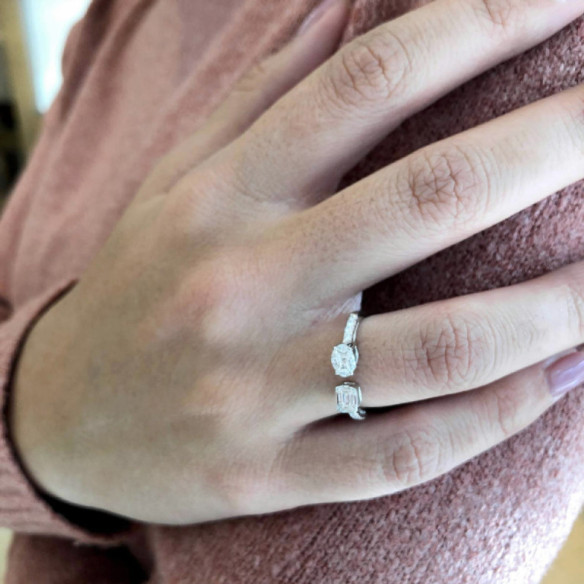 Diamond Passion Ring 0.50 - Carving baguette