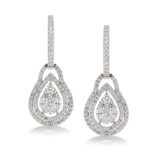 Pendientes Diamantes Anniversary Drop - Pendientes de Novia