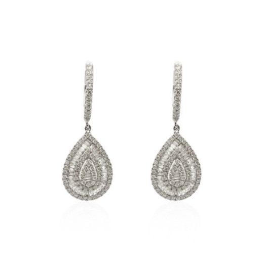 Pendientes Diamantes Gota Diamond Classic - Pendientes de Novia