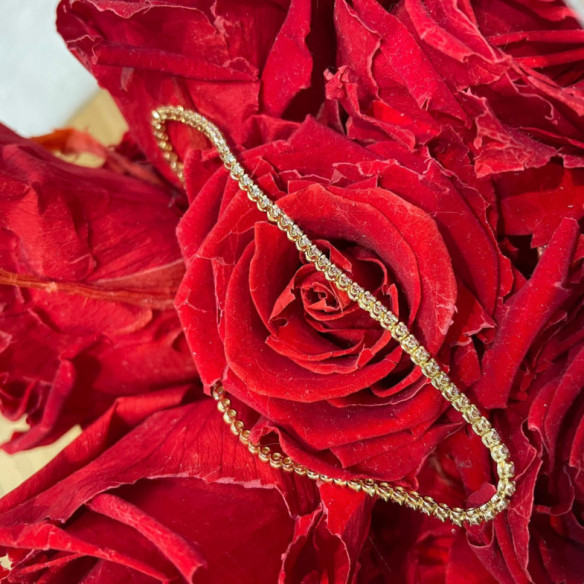 Pulsera Diamantes Riviere Redonda 0.60Ct - Pulseiras de diamante