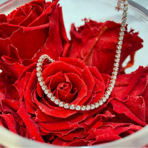 Pulsera Diamantes Riviere Redonda 2.10Ct - Pulseiras de diamante 2
