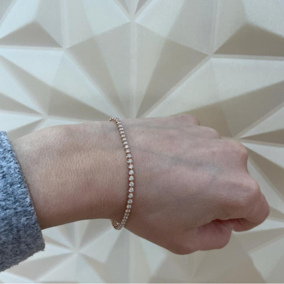 RIVIERE Round Diamond Bracelet 2.10ct - Diamond bracelets