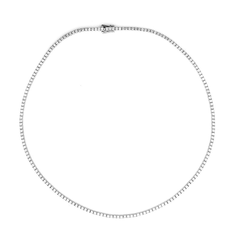 Collar Diamantes 7ct Riviere 43cm Jackie - Kragen Riviere Diamanten