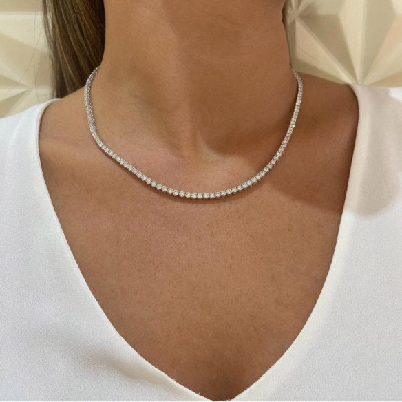 Riviere Diamonds 12ct Riviere 43cm Jackie - High jewelry