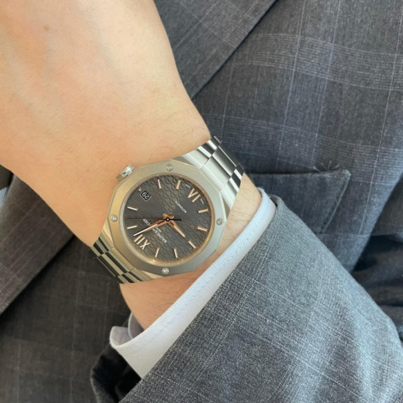Baume Mercier Riviera 36Mm Acero Y Titanio Automatico - Orologi