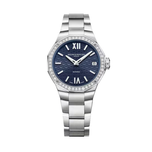 Baume Mercier Riviera 33Mm Cuarzo Diamantes - Baumer & Mercier