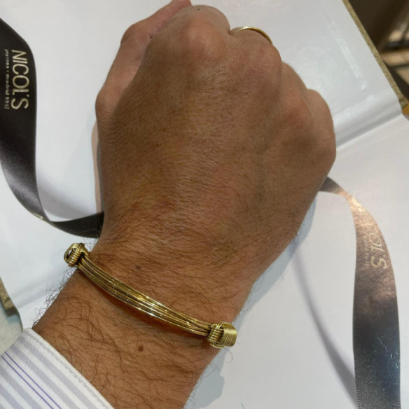 Gelbgold Armband Node Runner 6 Hilos - ARMBäNDER