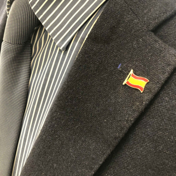 Pin Oro BANDERA SPANIEN - Mannschmuck