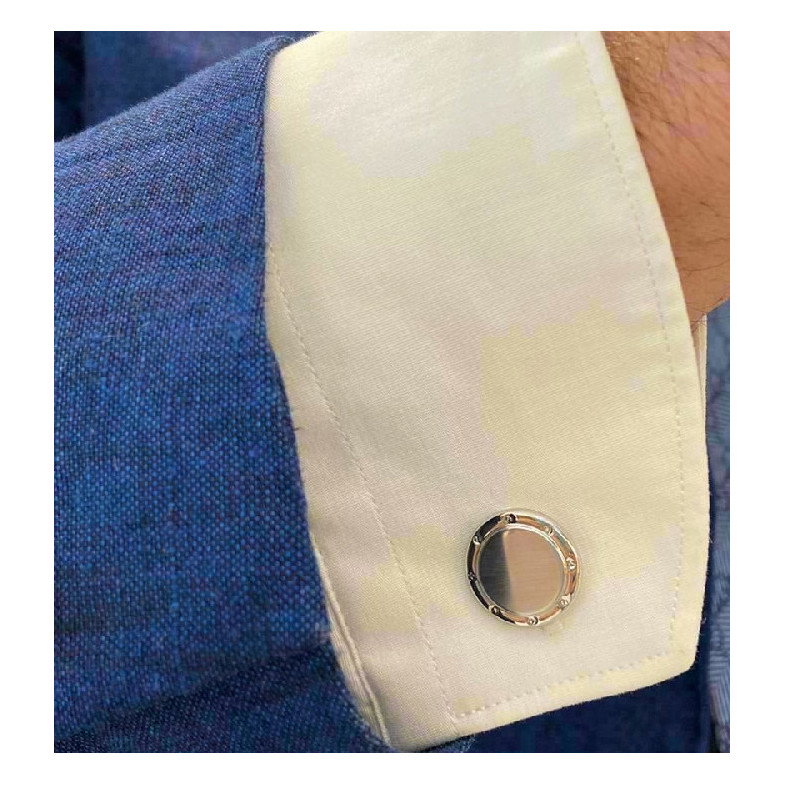 Gemelos De Plata Grabable - Gemelos para Grabar